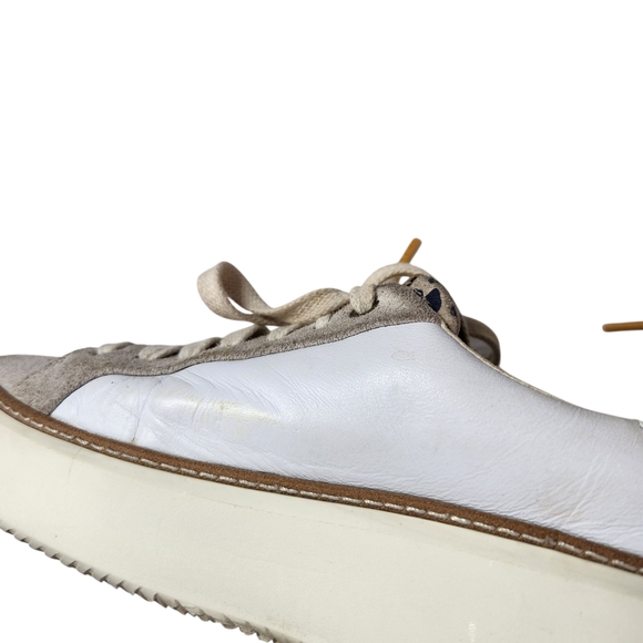 Cole Haan Women's White and Gold Sneakers - Picture 6 of 12